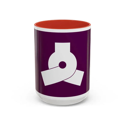 Flag of Bunkyo Tokyo Japan - Accent Coffee Mug 15oz Red - Go Mug Yourself