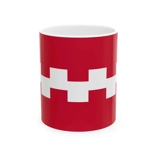 Flag of Buren (Netherlands) White Coffee Mug 11oz - Go Mug Yourself
