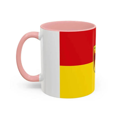 Flag of Burgenland Austria - Accent Coffee Mug - Go Mug Yourself