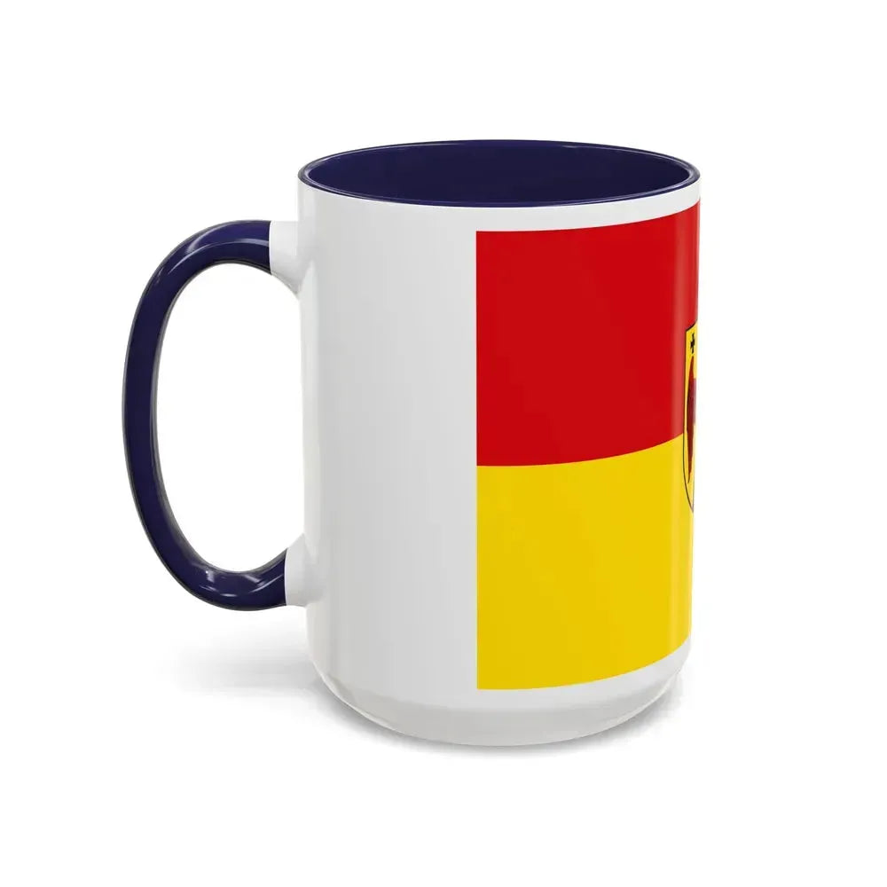 Flag of Burgenland Austria - Accent Coffee Mug - Go Mug Yourself