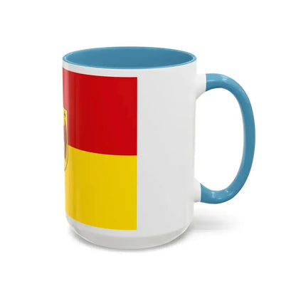 Flag of Burgenland Austria - Accent Coffee Mug - Go Mug Yourself
