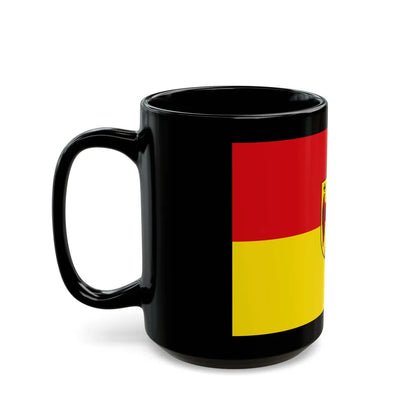 Flag of Burgenland Austria - Black Coffee Mug-Go Mug Yourself