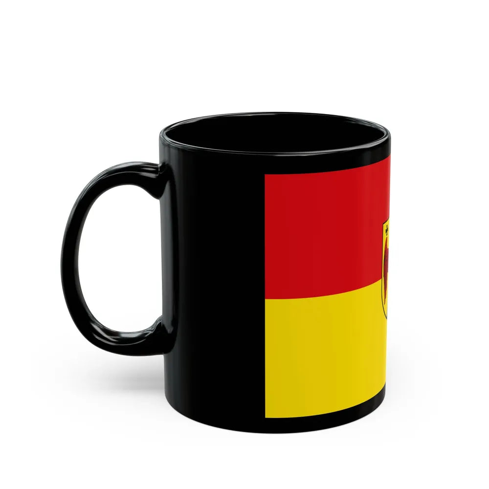 Flag of Burgenland Austria - Black Coffee Mug-Go Mug Yourself