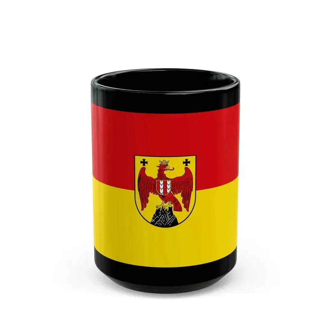 Flag of Burgenland Austria - Black Coffee Mug - Go Mug Yourself