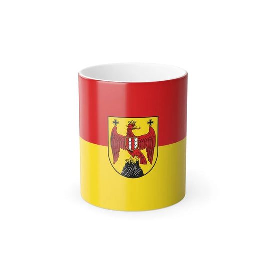 Flag of Burgenland Austria - Color Changing Coffee Mug-11oz-Go Mug Yourself