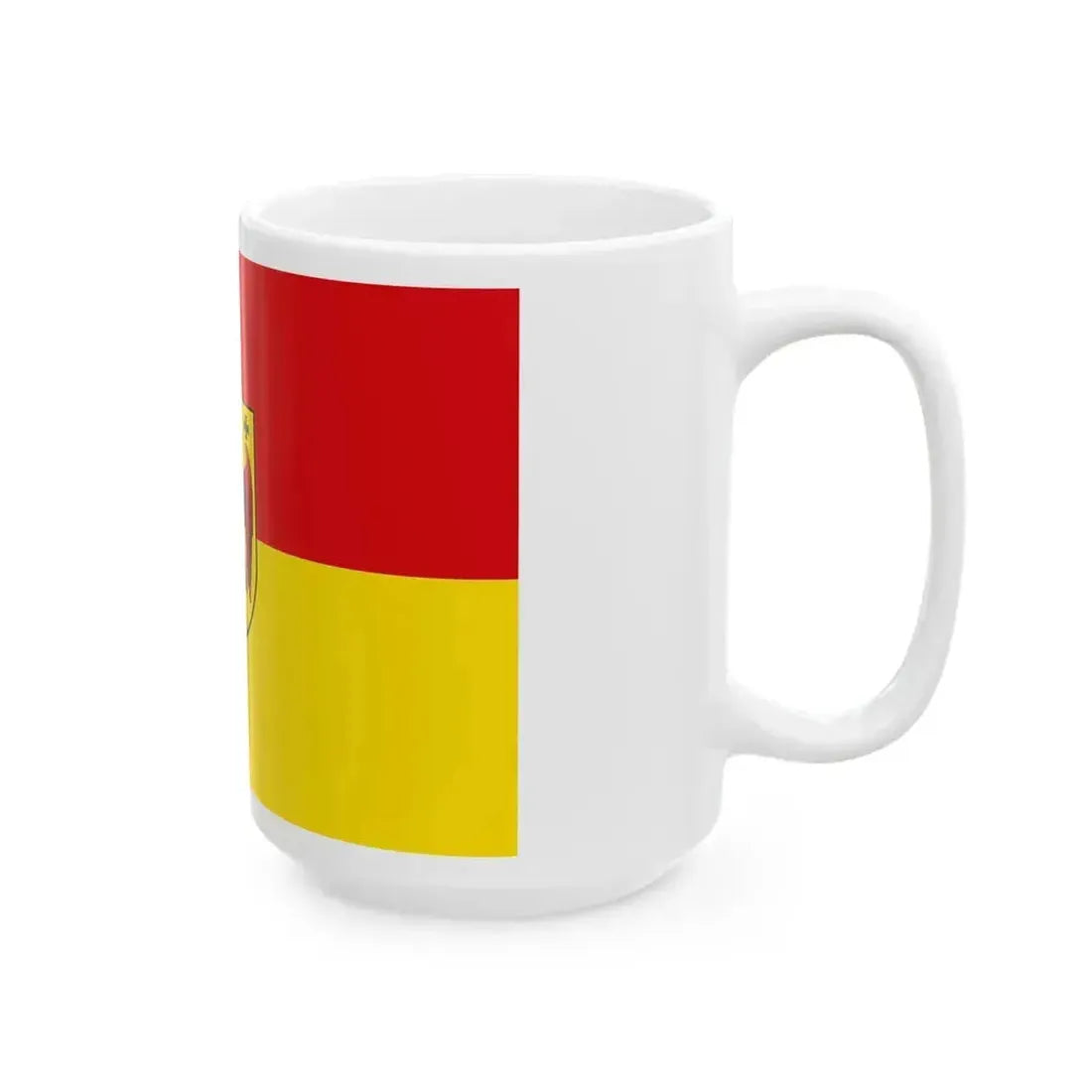 Flag of Burgenland Austria - White Coffee Mug - Go Mug Yourself