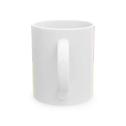 Flag of Burgenland state (Austria) White Coffee Mug - Go Mug Yourself