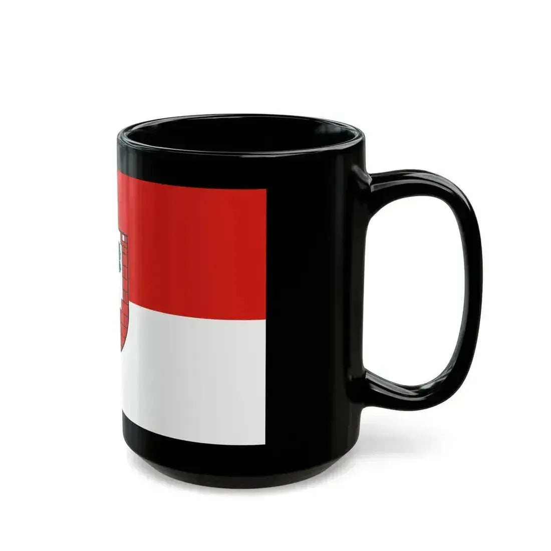 Flag of Burgenlandkreis Germany - Black Coffee Mug - Go Mug Yourself