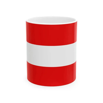 Flag of Burgundy (Belgium) White Coffee Mug 11oz - Go Mug Yourself