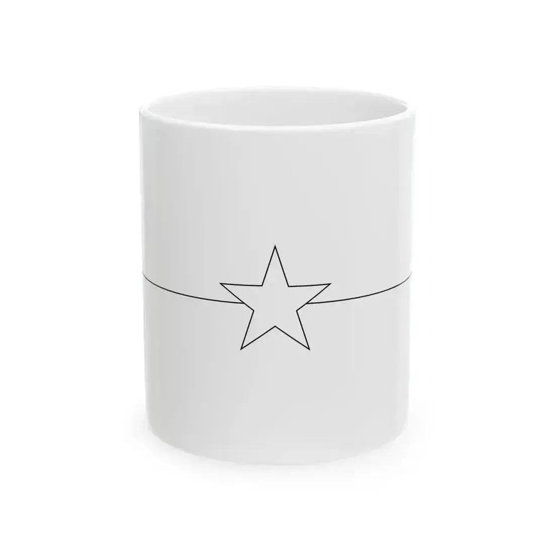 Flag of Burkina Faso - blank (Burkina Faso) White Coffee Mug 11oz - Go Mug Yourself