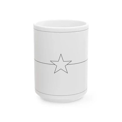 Flag of Burkina Faso - blank (Burkina Faso) White Coffee Mug 15oz - Go Mug Yourself