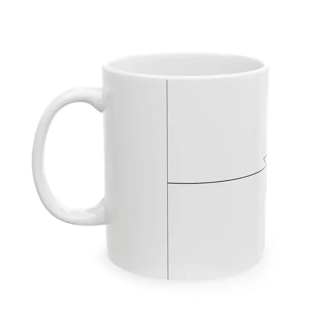 Flag of Burkina Faso - blank (Burkina Faso) White Coffee Mug - Go Mug Yourself