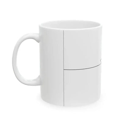 Flag of Burkina Faso - blank (Burkina Faso) White Coffee Mug - Go Mug Yourself