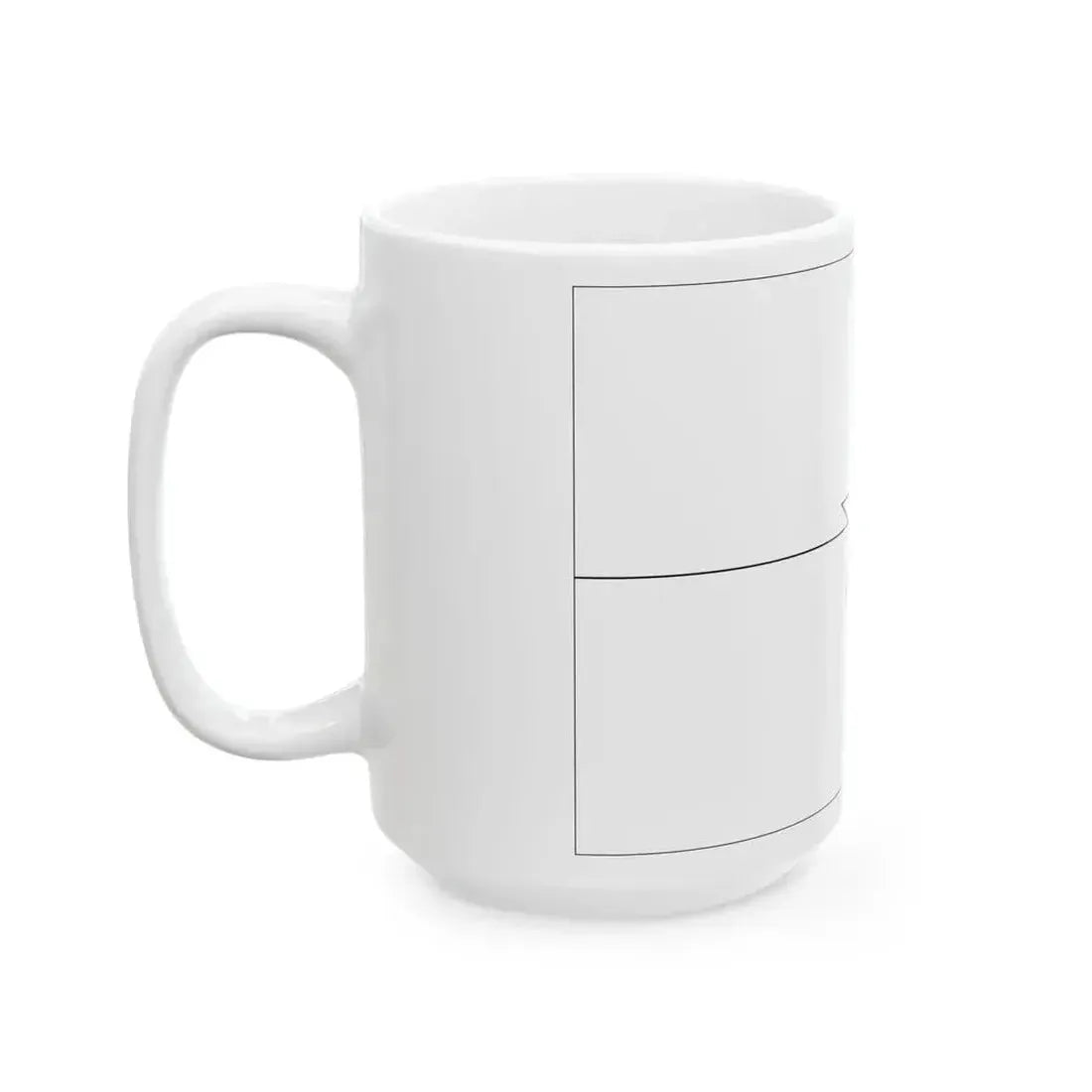 Flag of Burkina Faso - blank (Burkina Faso) White Coffee Mug - Go Mug Yourself