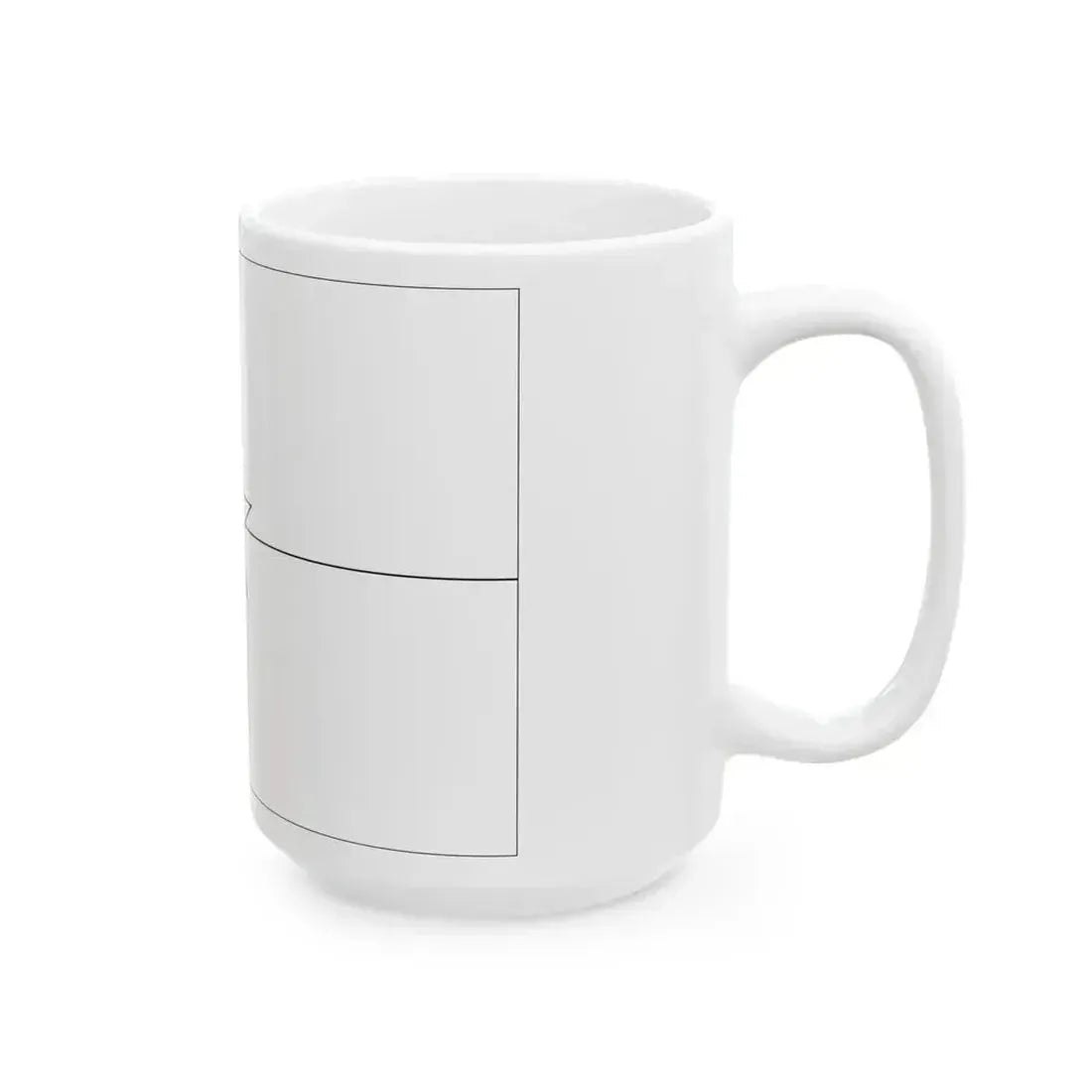 Flag of Burkina Faso - blank (Burkina Faso) White Coffee Mug - Go Mug Yourself