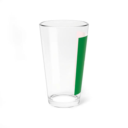 Flag of Burkina Faso vertical (Burkina Faso) Pint Glass 16oz - Go Mug Yourself