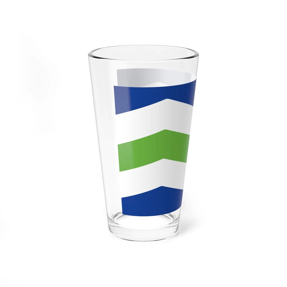 Flag of Burlington, Vermont - Pint Glass 16oz-Go Mug Yourself