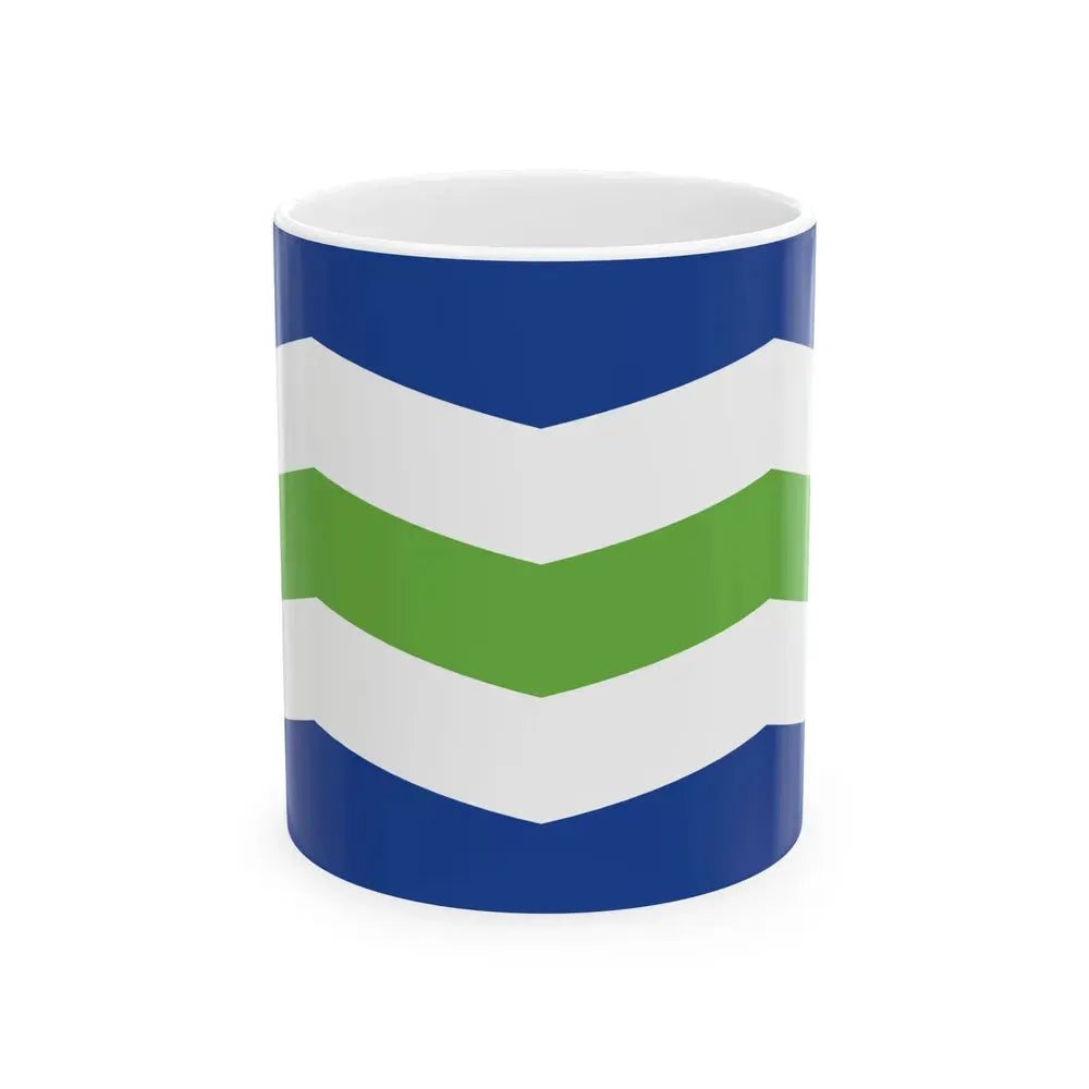 Flag of Burlington Vermont (United States) White Coffee Mug 11oz - Go Mug Yourself