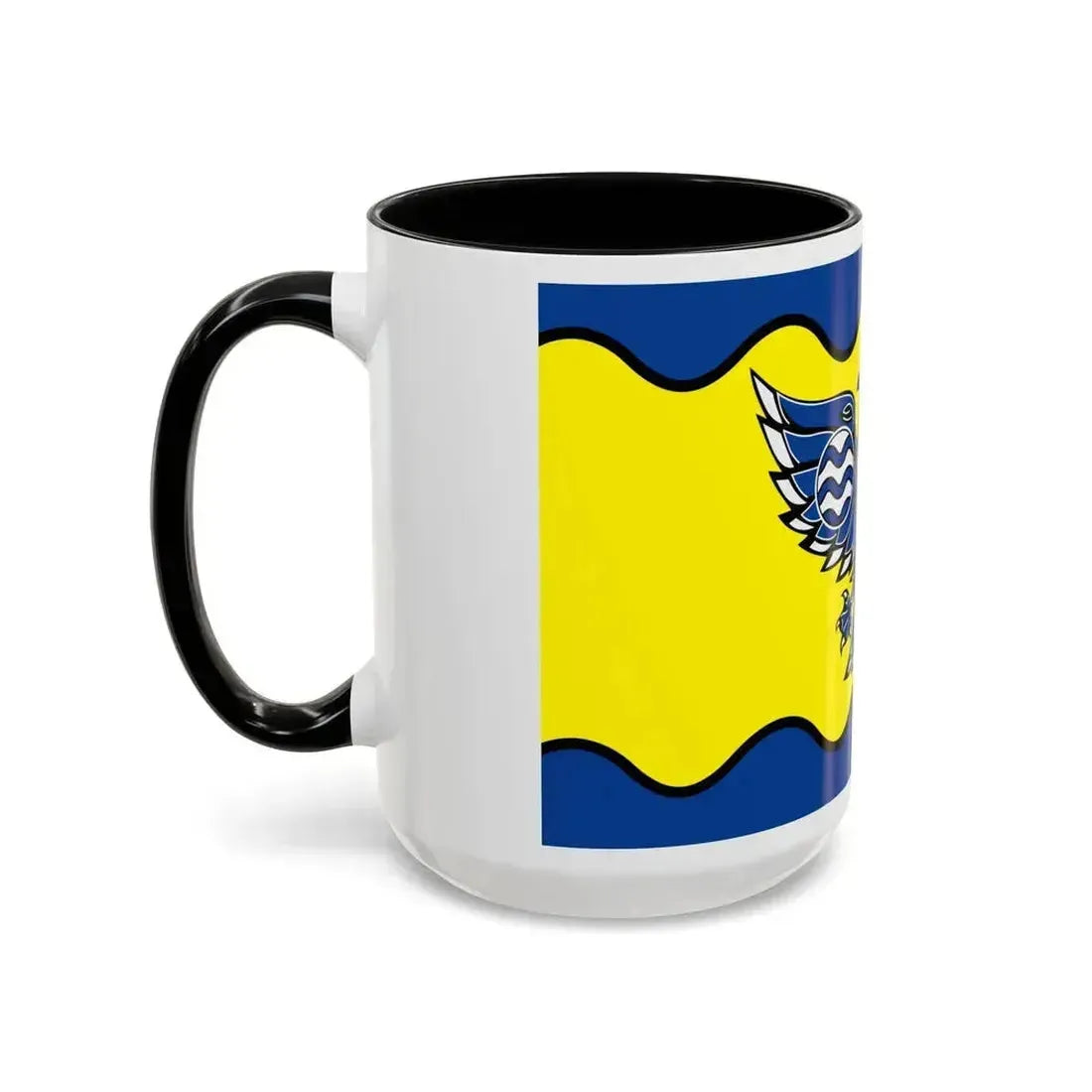 Flag of Burnaby BC Canada - Accent Coffee Mug - Go Mug Yourself