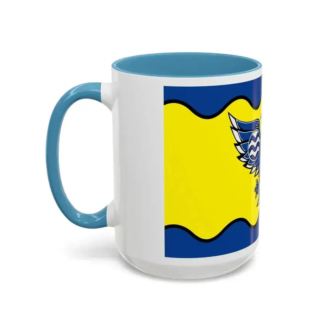 Flag of Burnaby BC Canada - Accent Coffee Mug - Go Mug Yourself