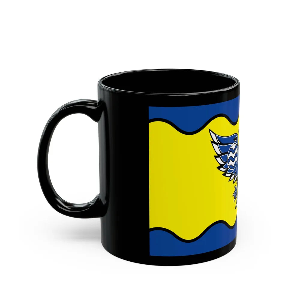 Flag of Burnaby BC Canada - Black Coffee Mug-Go Mug Yourself