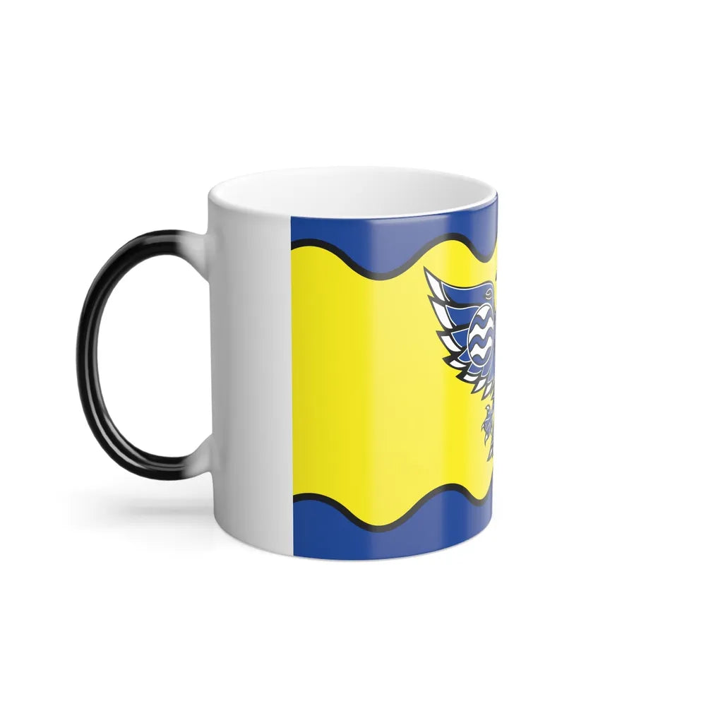 Flag of Burnaby BC Canada - Color Changing Coffee Mug-Go Mug Yourself