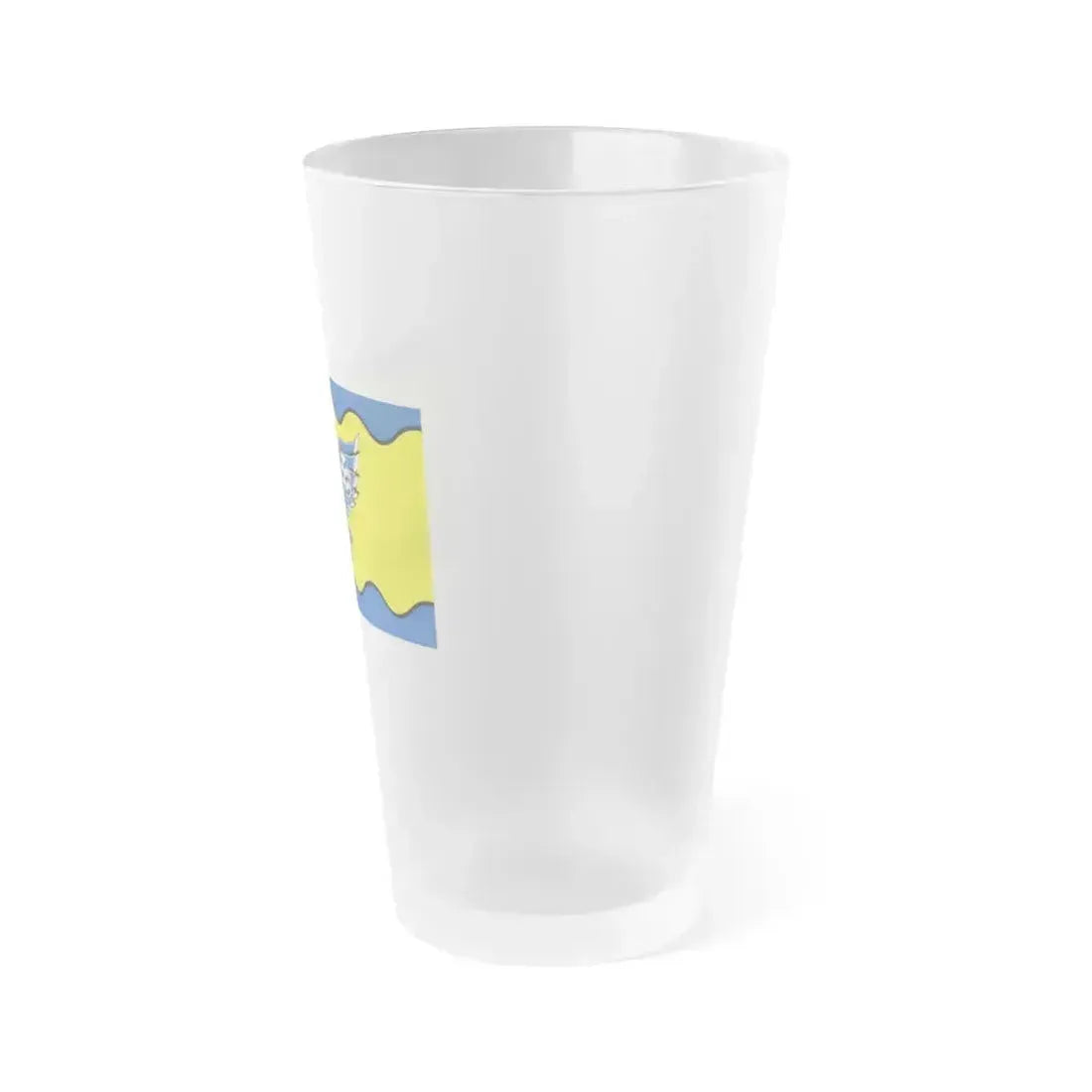 Flag of Burnaby BC Canada - Frosted Pint Glass 16oz - Go Mug Yourself