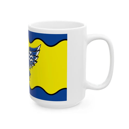 Flag of Burnaby BC Canada - White Coffee Mug-Go Mug Yourself