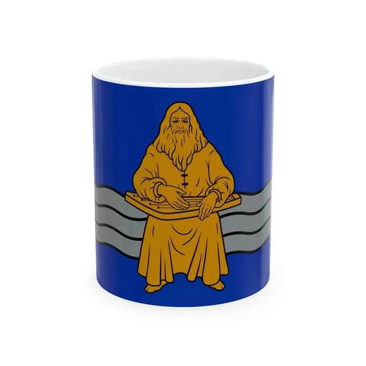 Flag of Burtnieki Municipality (Latvia) White Coffee Mug 11oz - Go Mug Yourself