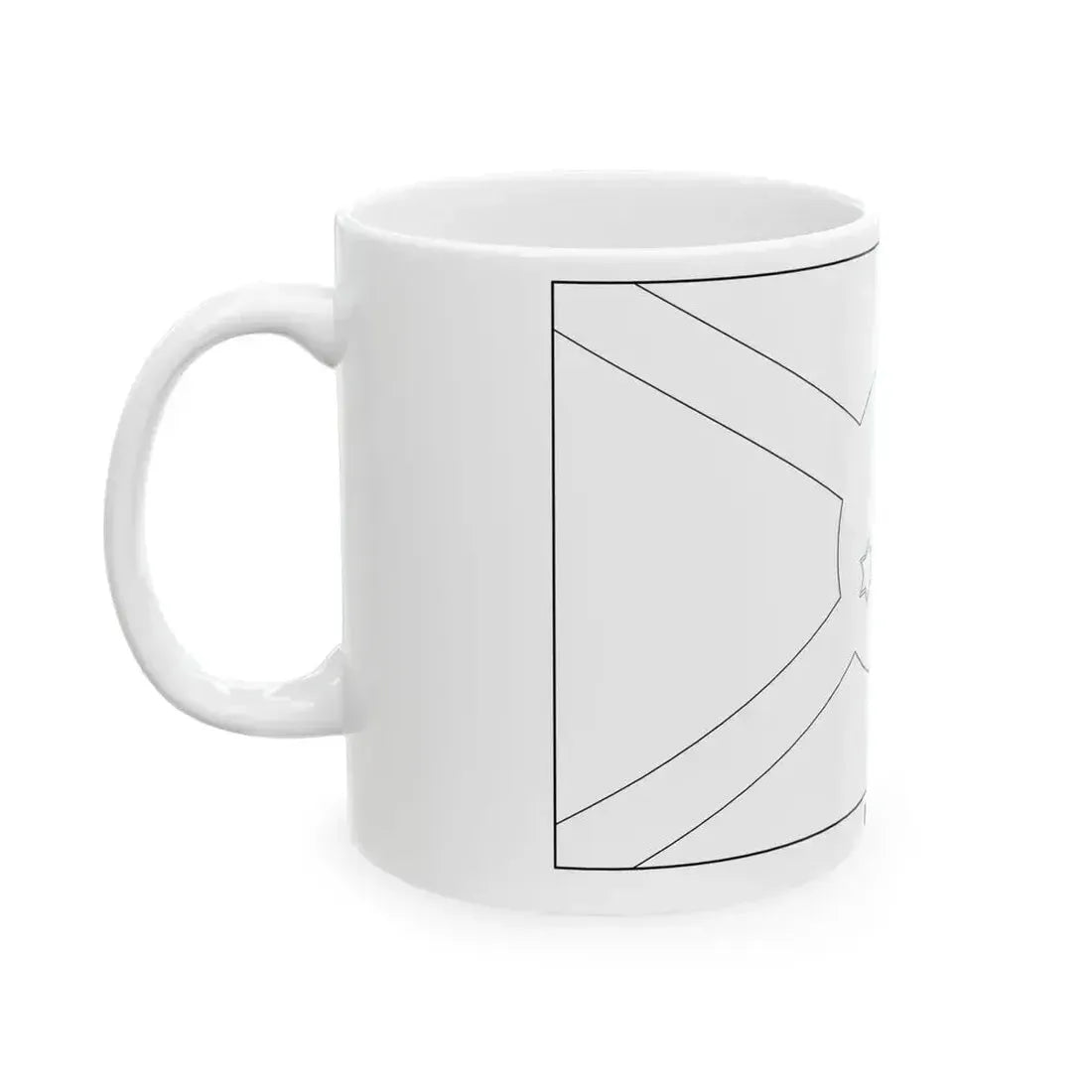 Flag of Burundi colouring page (Burundi) White Coffee Mug - Go Mug Yourself