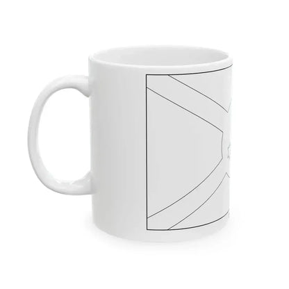 Flag of Burundi colouring page (Burundi) White Coffee Mug - Go Mug Yourself
