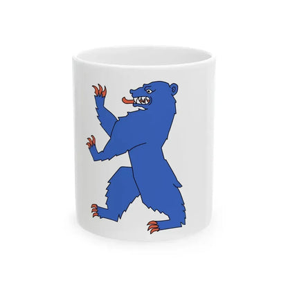 Flag of Buskerud (Norway) White Coffee Mug 11oz - Go Mug Yourself