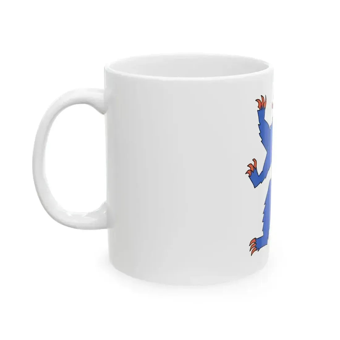 Flag of Buskerud (Norway) White Coffee Mug - Go Mug Yourself