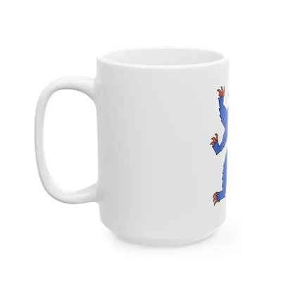 Flag of Buskerud (Norway) White Coffee Mug - Go Mug Yourself