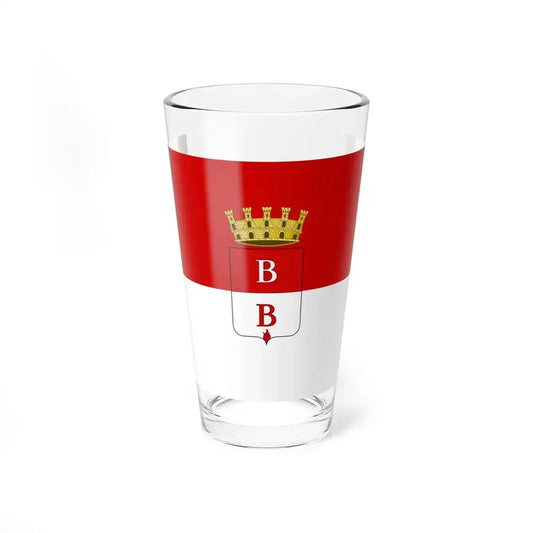 Flag of Busto Arsizio (Italy) Pint Glass 16oz 16oz - Go Mug Yourself