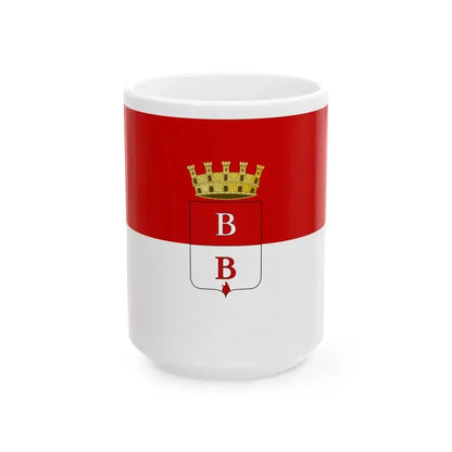 Flag of Busto Arsizio (Italy) White Coffee Mug 15oz - Go Mug Yourself