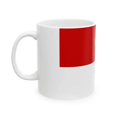 Flag of Busto Arsizio (Italy) White Coffee Mug - Go Mug Yourself