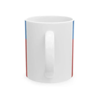 Flag of Buzdyaksky rayon (Russia) White Coffee Mug - Go Mug Yourself