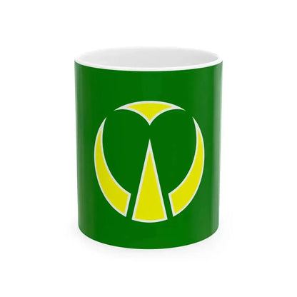 Flag of Buzen Fukuoka (Japan) White Coffee Mug 11oz - Go Mug Yourself