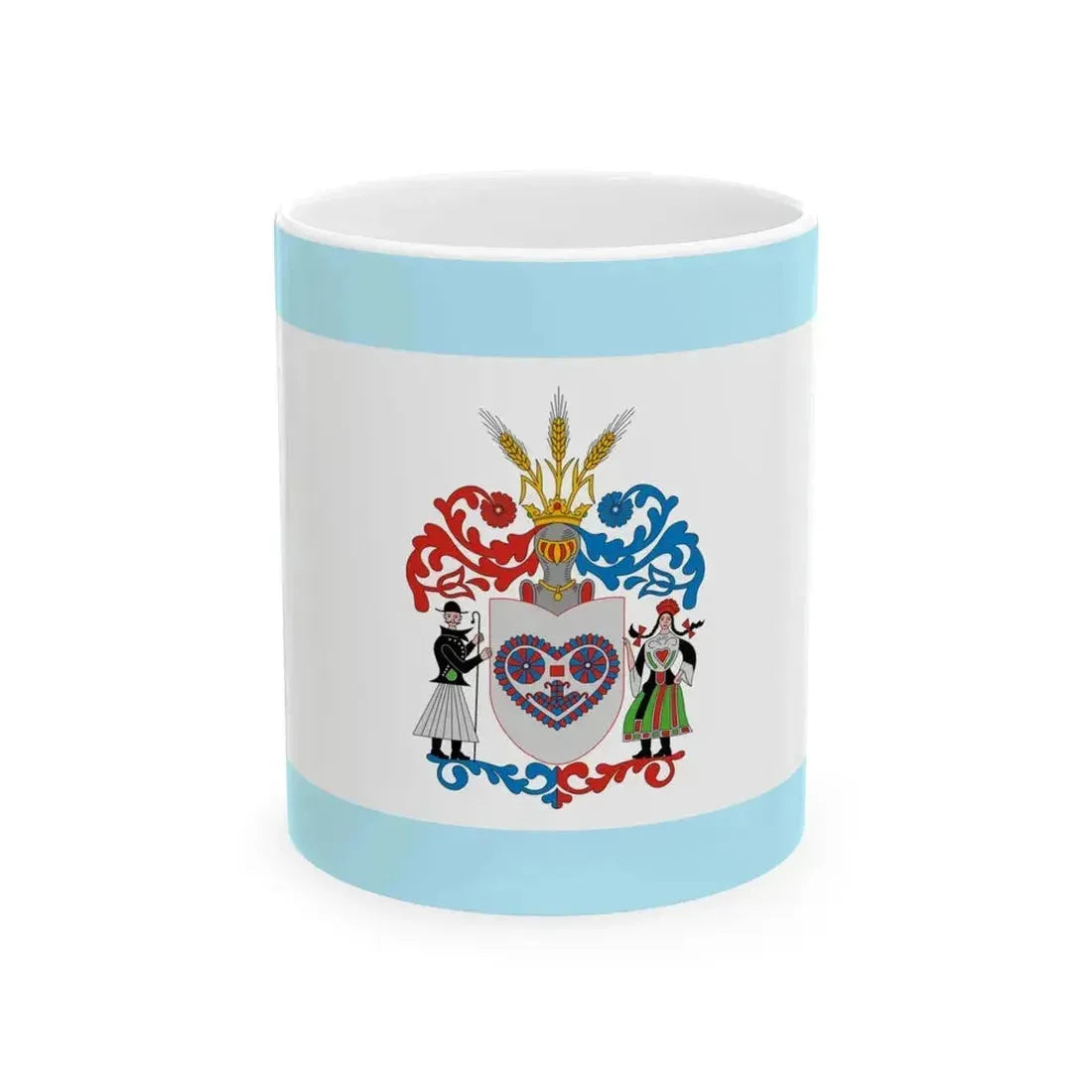 Flag of Buzsak (Hungary) White Coffee Mug 11oz - Go Mug Yourself
