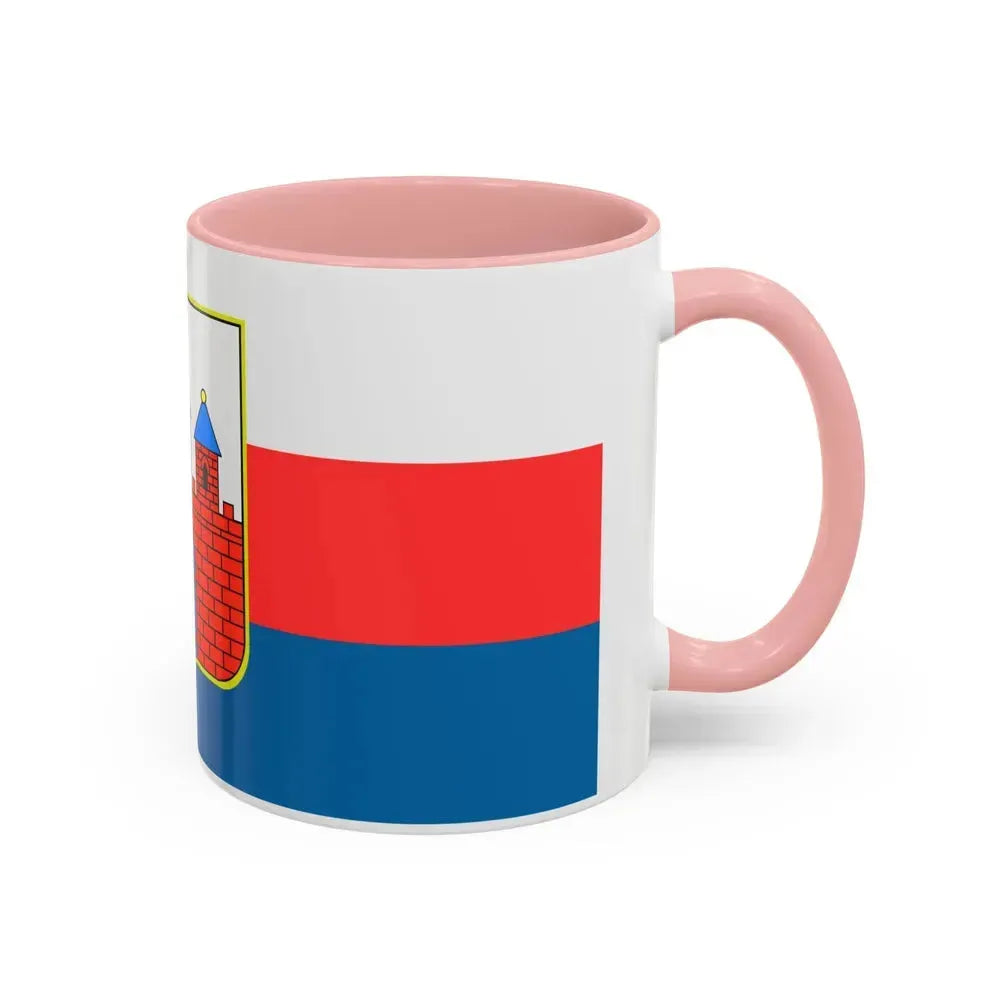 Flag of Bydgoszcz Poland - Accent Coffee Mug - Go Mug Yourself