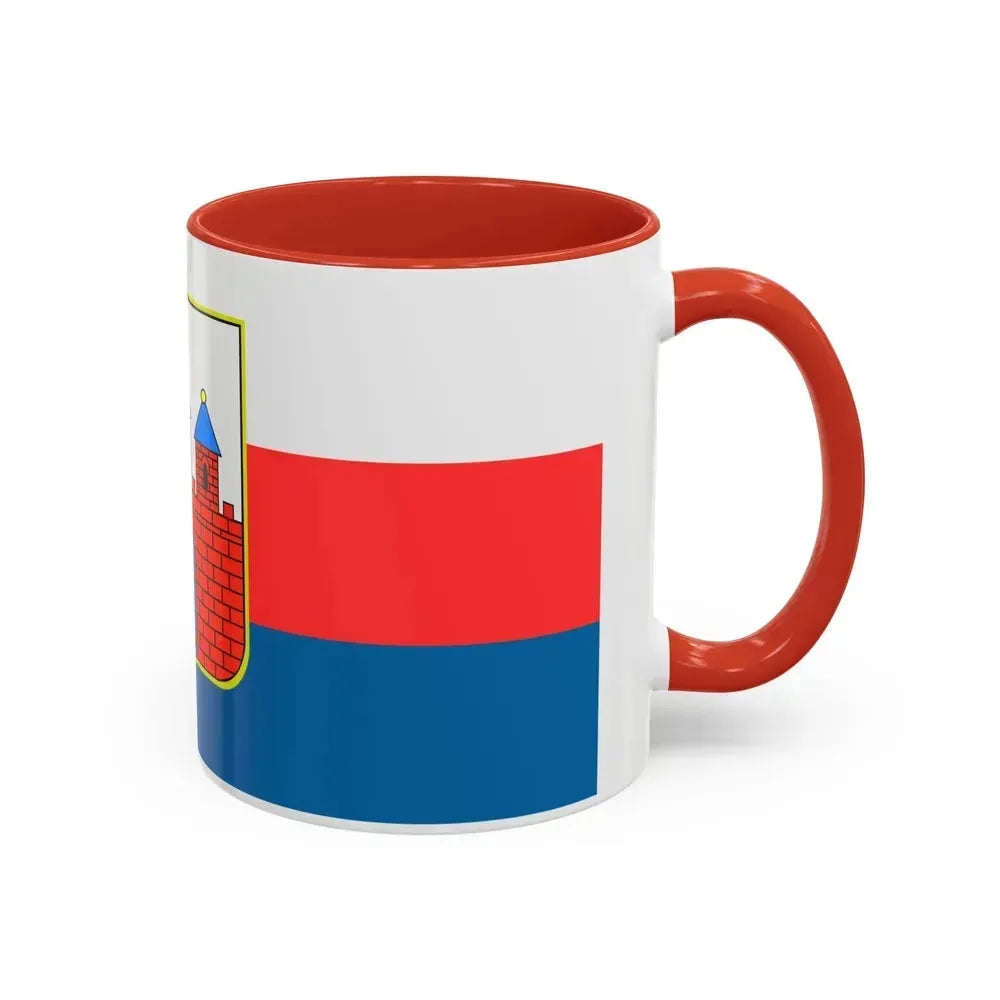 Flag of Bydgoszcz Poland - Accent Coffee Mug - Go Mug Yourself