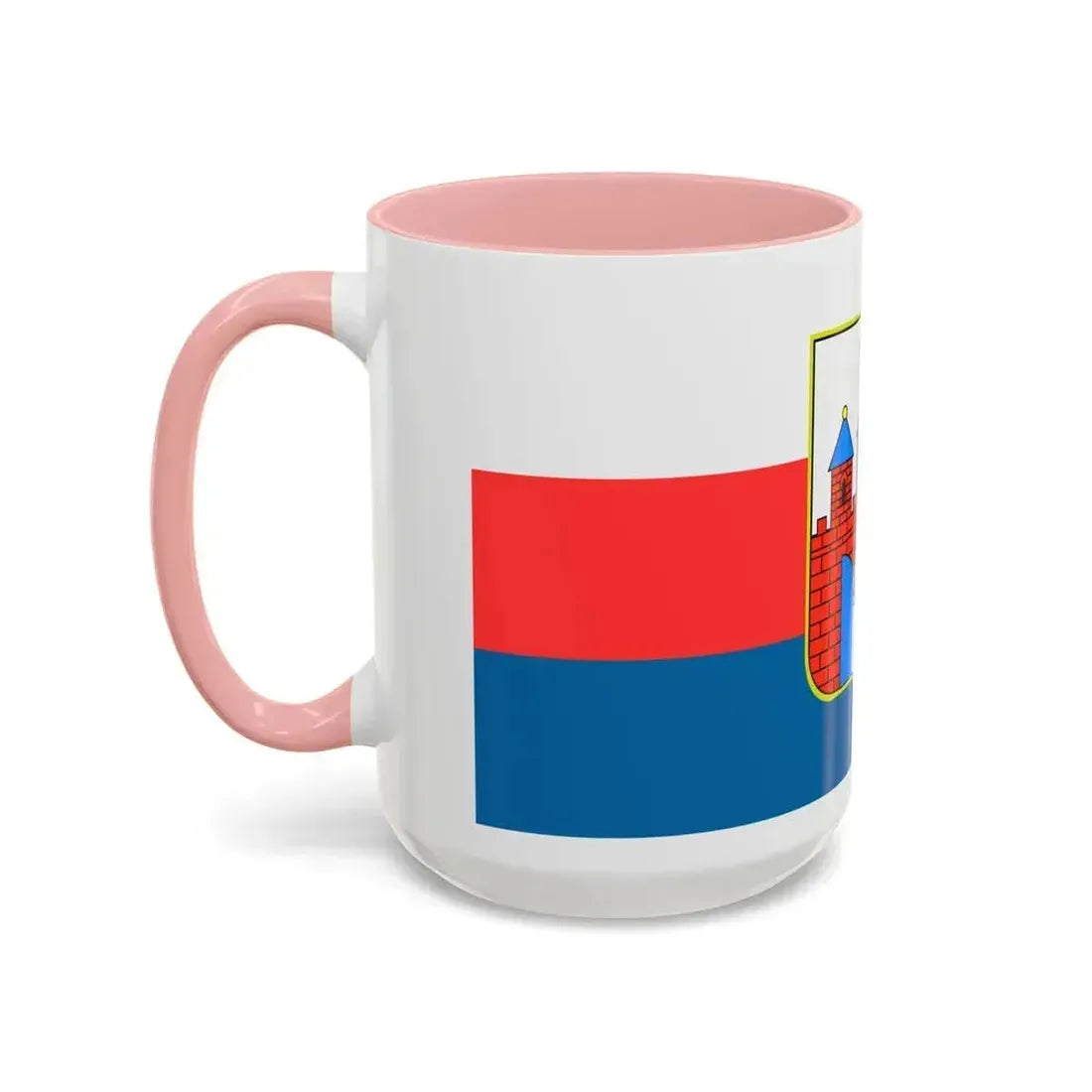 Flag of Bydgoszcz Poland - Accent Coffee Mug - Go Mug Yourself