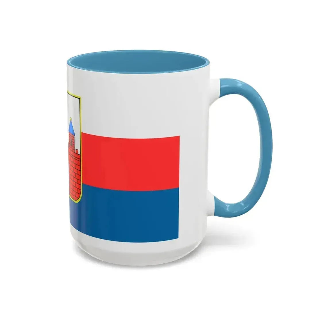 Flag of Bydgoszcz Poland - Accent Coffee Mug - Go Mug Yourself