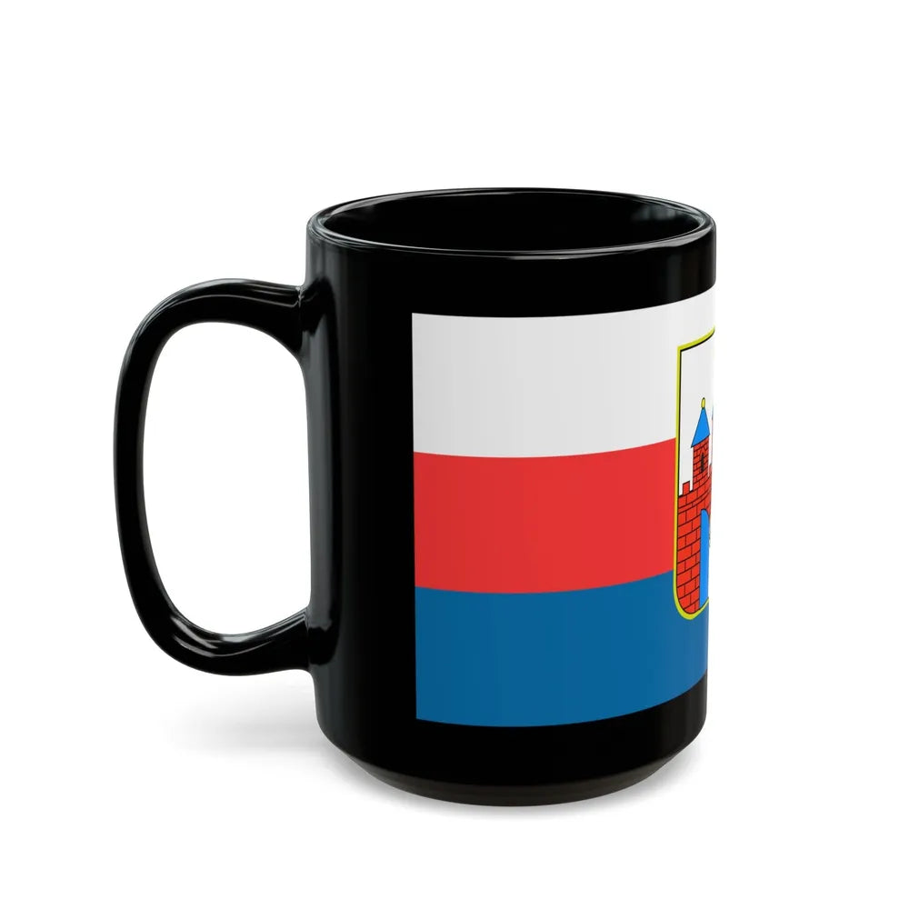 Flag of Bydgoszcz Poland - Black Coffee Mug-Go Mug Yourself