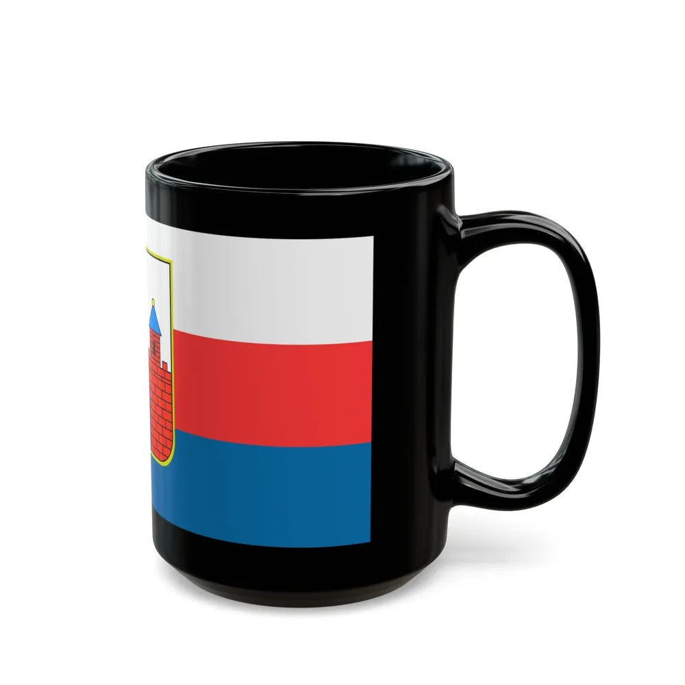 Flag of Bydgoszcz Poland - Black Coffee Mug-Go Mug Yourself