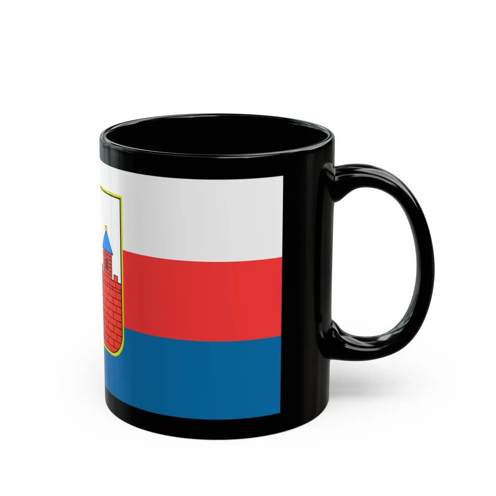 Flag of Bydgoszcz Poland - Black Coffee Mug-Go Mug Yourself