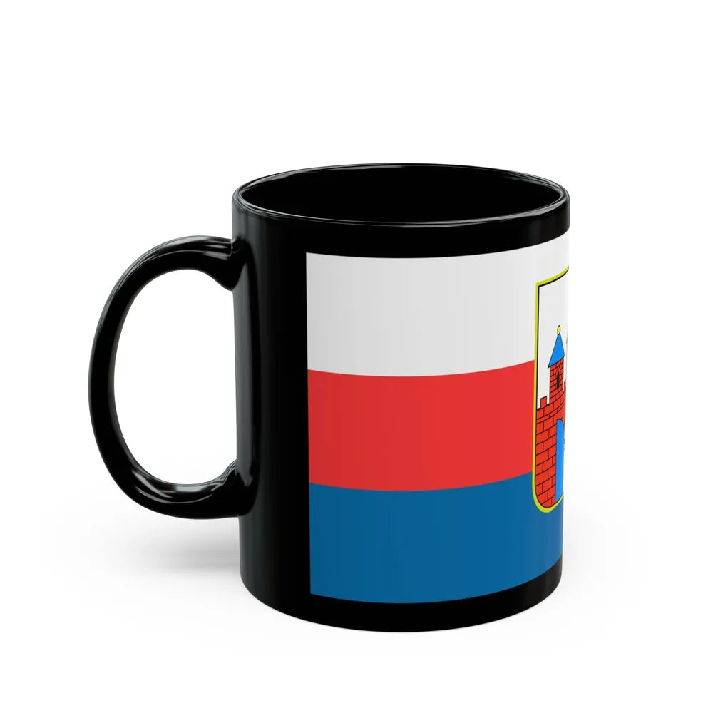 Flag of Bydgoszcz Poland - Black Coffee Mug-Go Mug Yourself