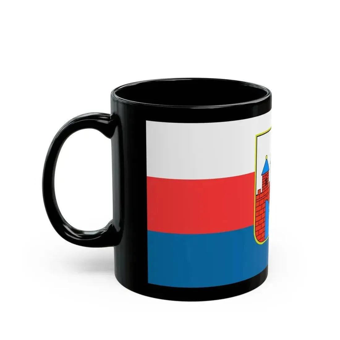 Flag of Bydgoszcz Poland - Black Coffee Mug - Go Mug Yourself