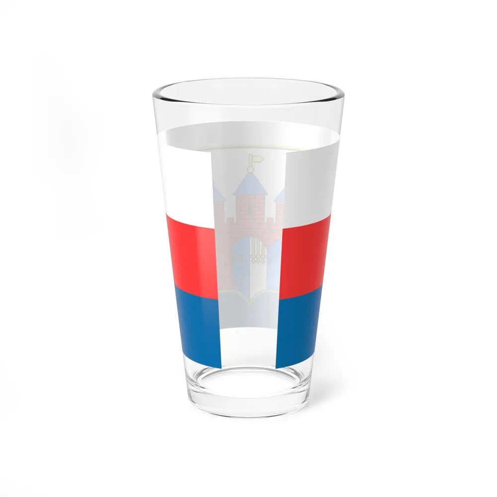 Flag of Bydgoszcz Poland - Pint Glass 16oz-Go Mug Yourself